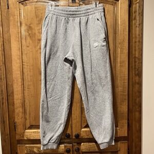 Nike Fleece Youth Xl Elastic Waist Joggers Gray Sweatpants With Pockets 56323